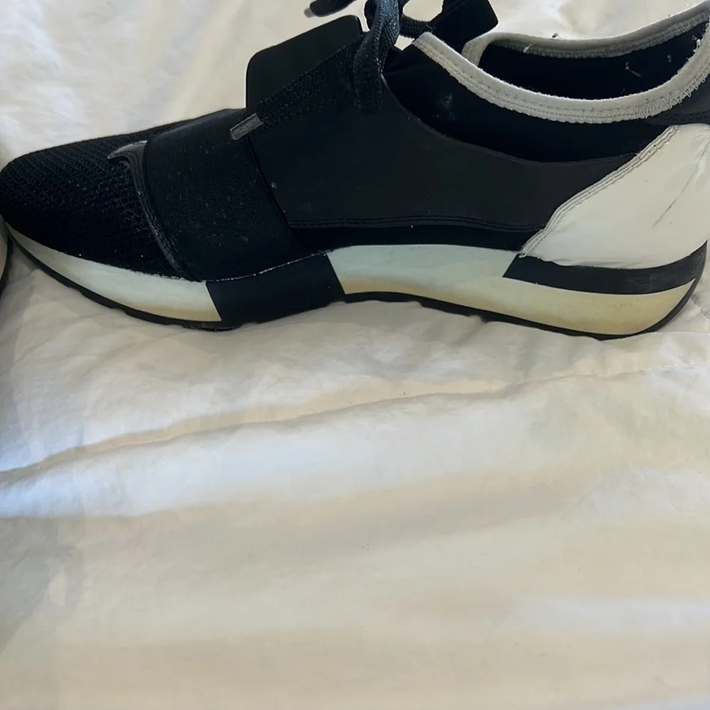 BALENCIAGA WOMENS RACE RUNNERS BLACK - Picture 7 of 9